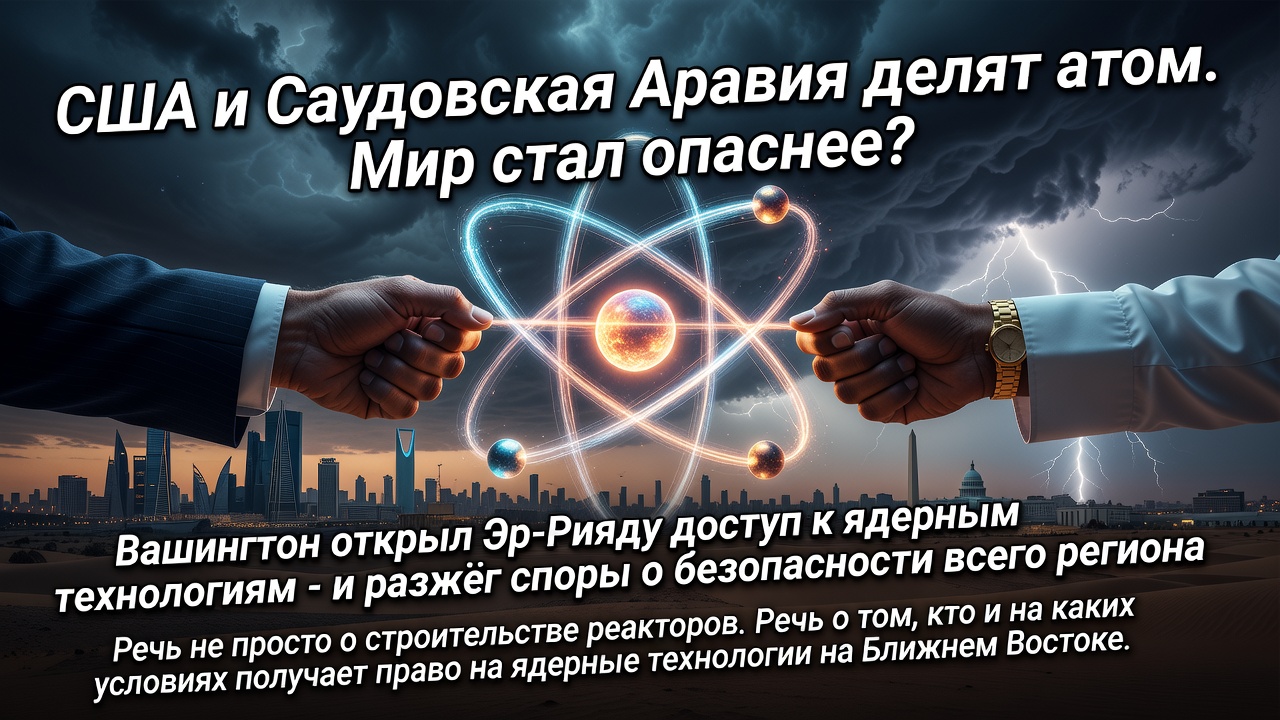США и Саудовская Аравия делят атом. Мир стал опаснее?